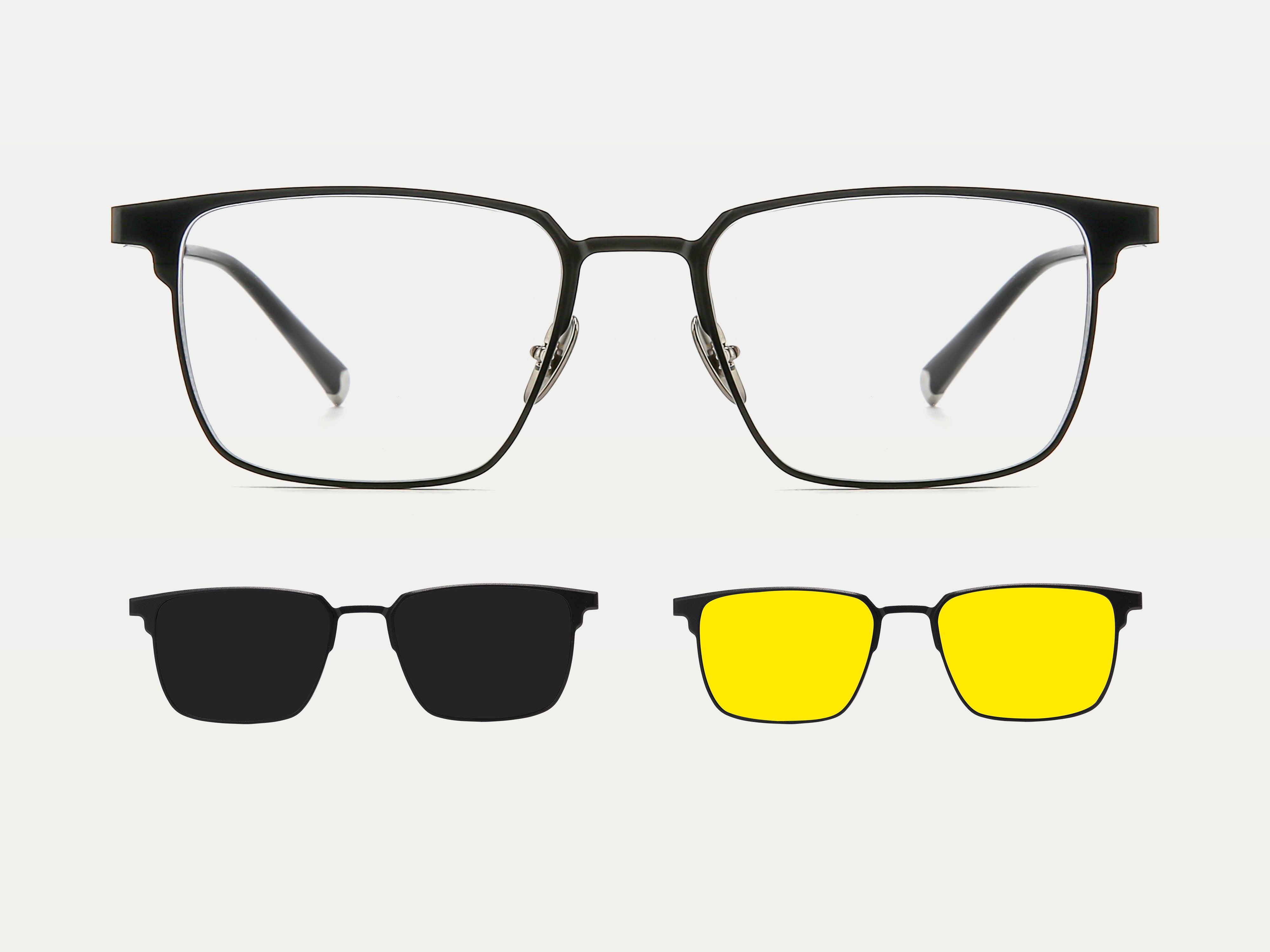 小物 EYEWEAR TELEVISION Men's New Arrival Graham Magnetic Clip-on Eyeglasses Sunglasses