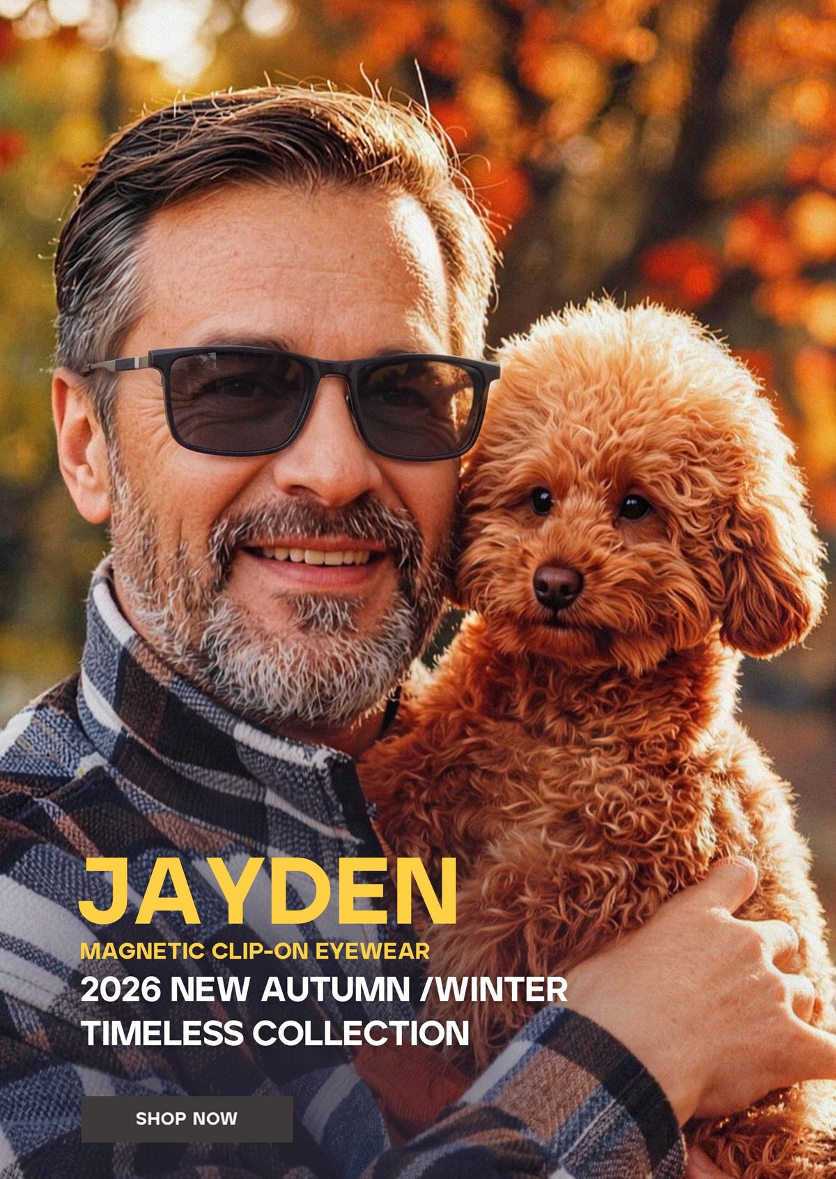 Jayden
Magnetic clip-on eyewear
2026 New Autumn/Winter
Timeless Coleection