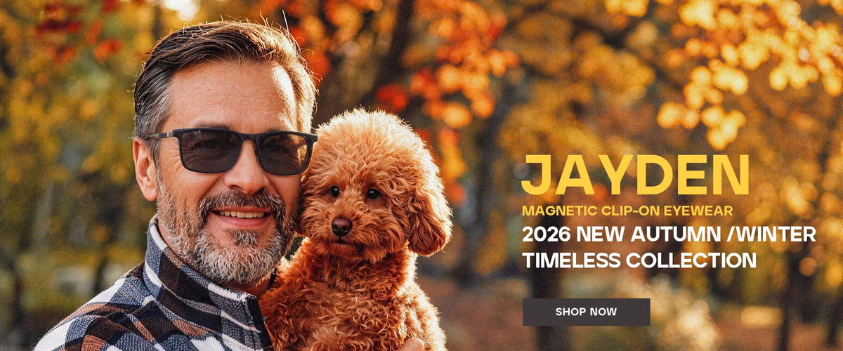 Jayden
Magnetic clip-on eyewear
2026 New Autumn/Winter
Timeless Coleection