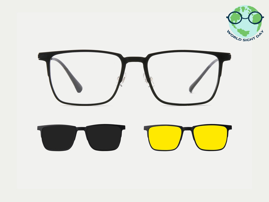Dalton | Magnetic Clip-on Eyeglasses Sunglasses | ZanyLen 2025 New Arrivals