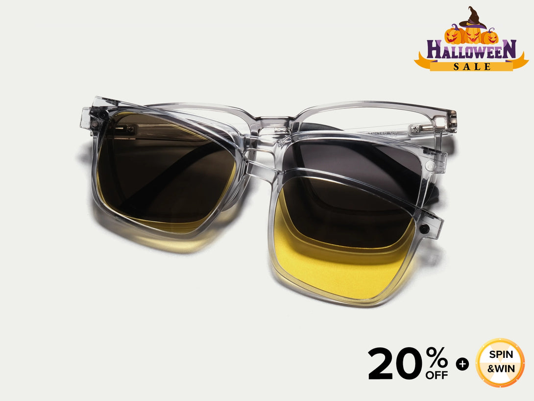 Ford | TR90 Magnetic Flip-up Clip-on Eyeglasses Sunglasses | ZanyLen