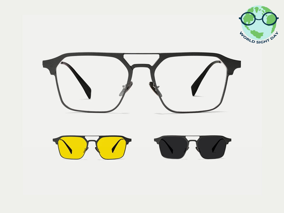 Michael | Magnetic Clip-on Eyeglasses Sunglasses | ZanyLen Best Sellers