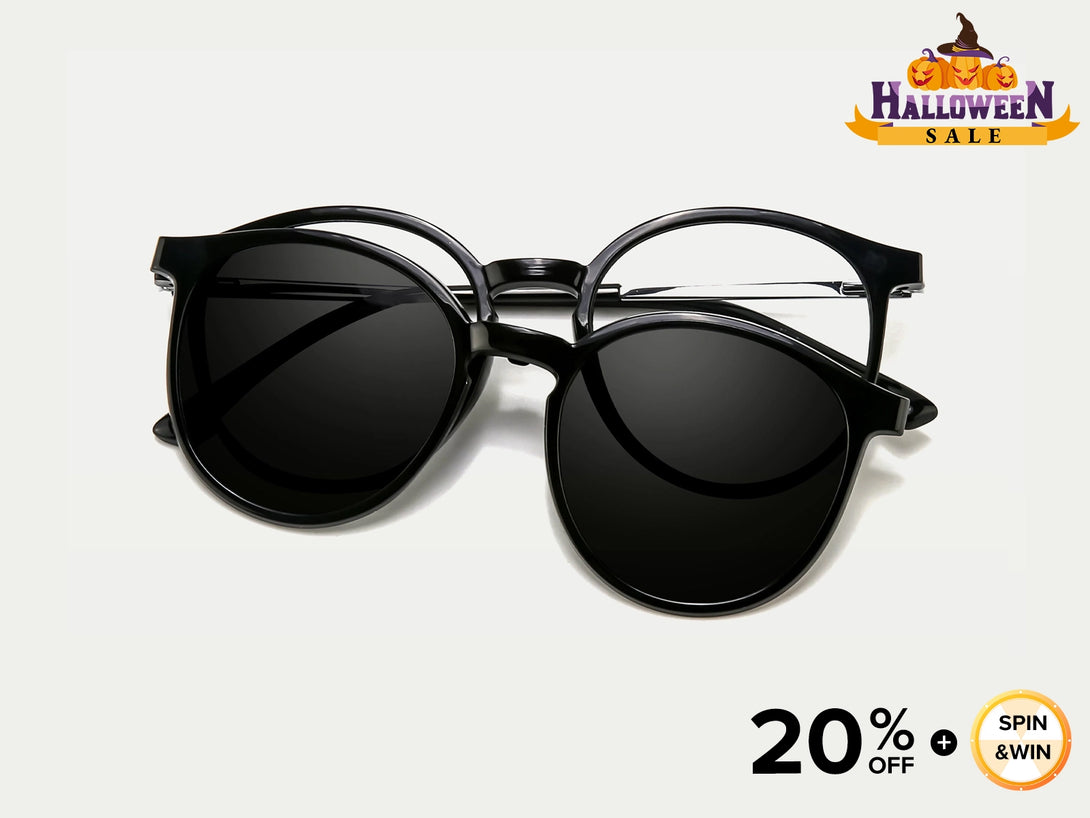Richard | TR90 Magnetic Clip-on Eyeglasses Sunglasses | ZanyLen