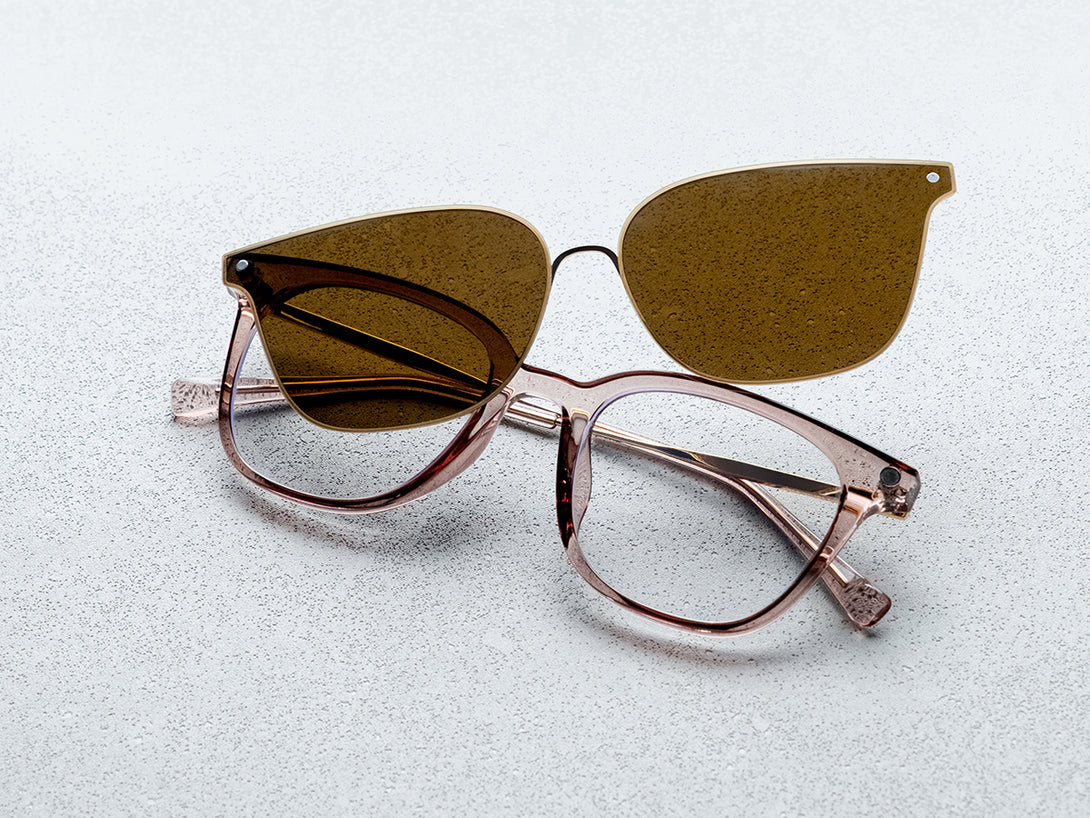 Andie | Magnetic Clip-on Eyeglasses Sunglasses | ZanyLen New
