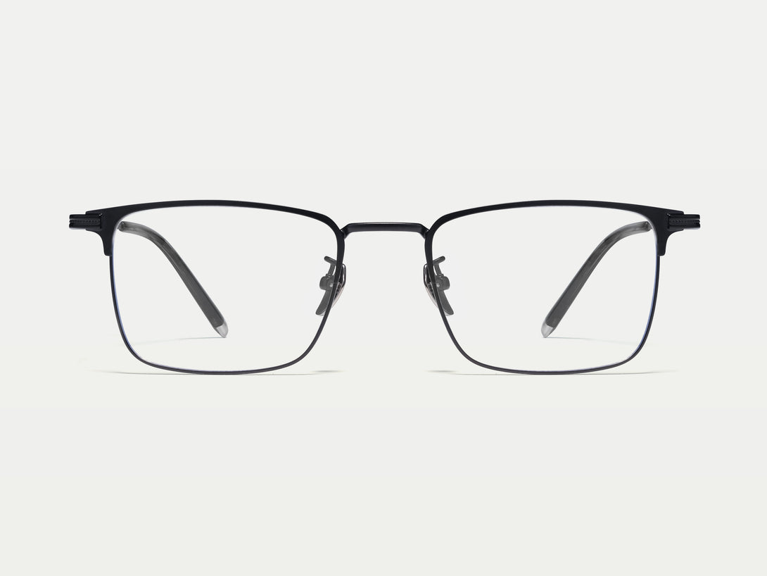 Andrew | Handmade Wooden Titanium Rectangle Eyeglasses | ZanyLen New