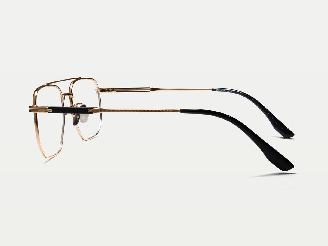Brandon | Handmade Wooden Titanium Aviator Eyeglasses | ZanyLen New