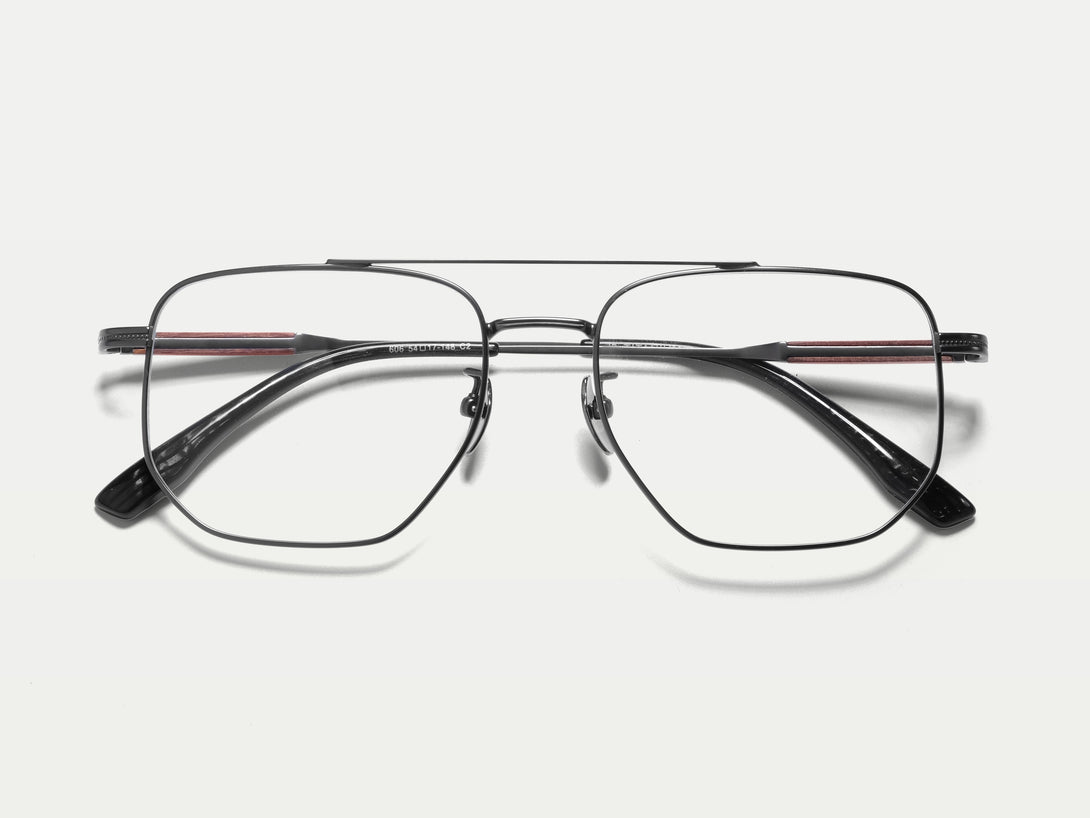 Brandon | Handmade Wooden Titanium Aviator Eyeglasses | ZanyLen New