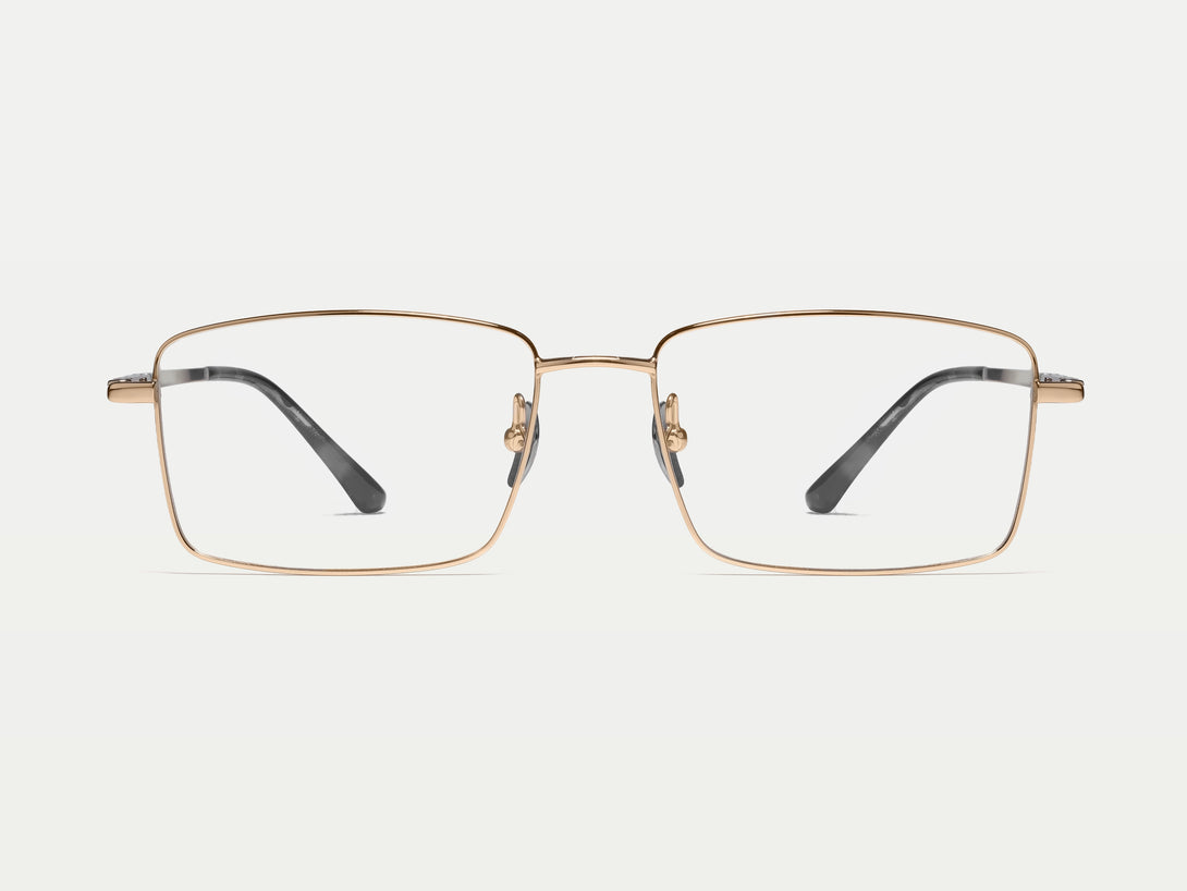 Frederic | Handmade Wooden Titanium Rectangle Eyeglasses | ZanyLen New