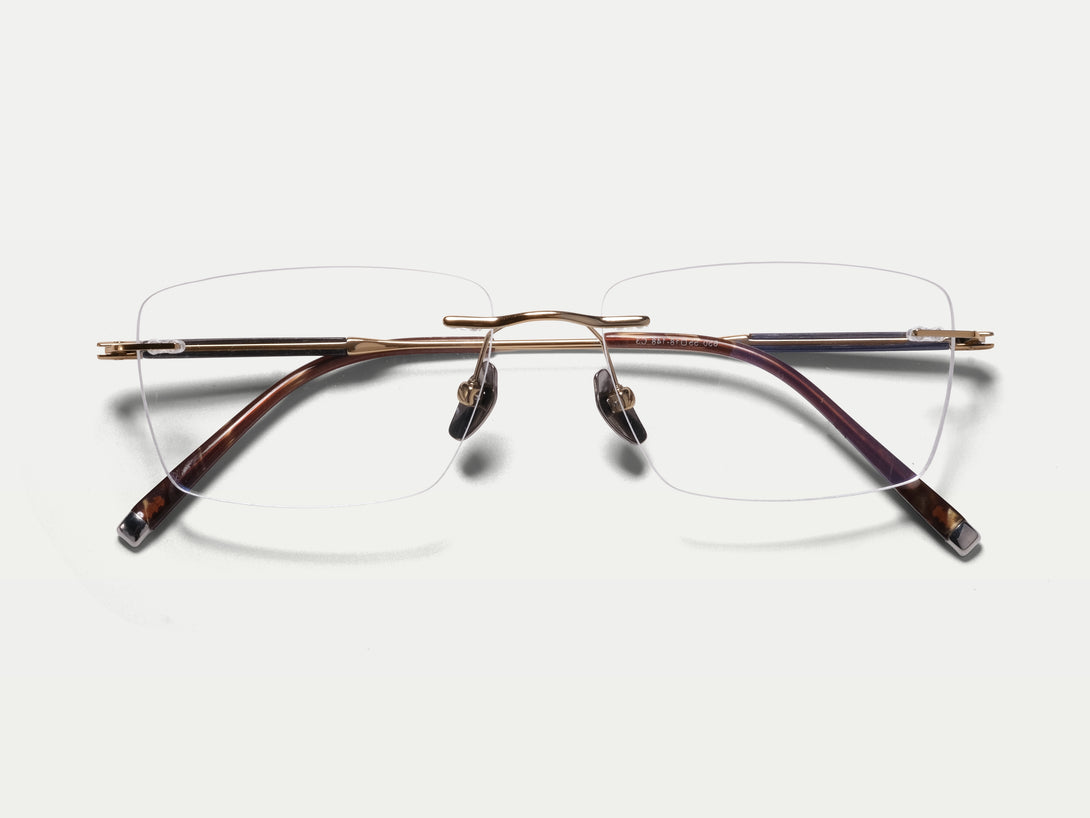 Hugo | Handmade Wooden Titanium Rimless Eyeglasses | ZanyLen New