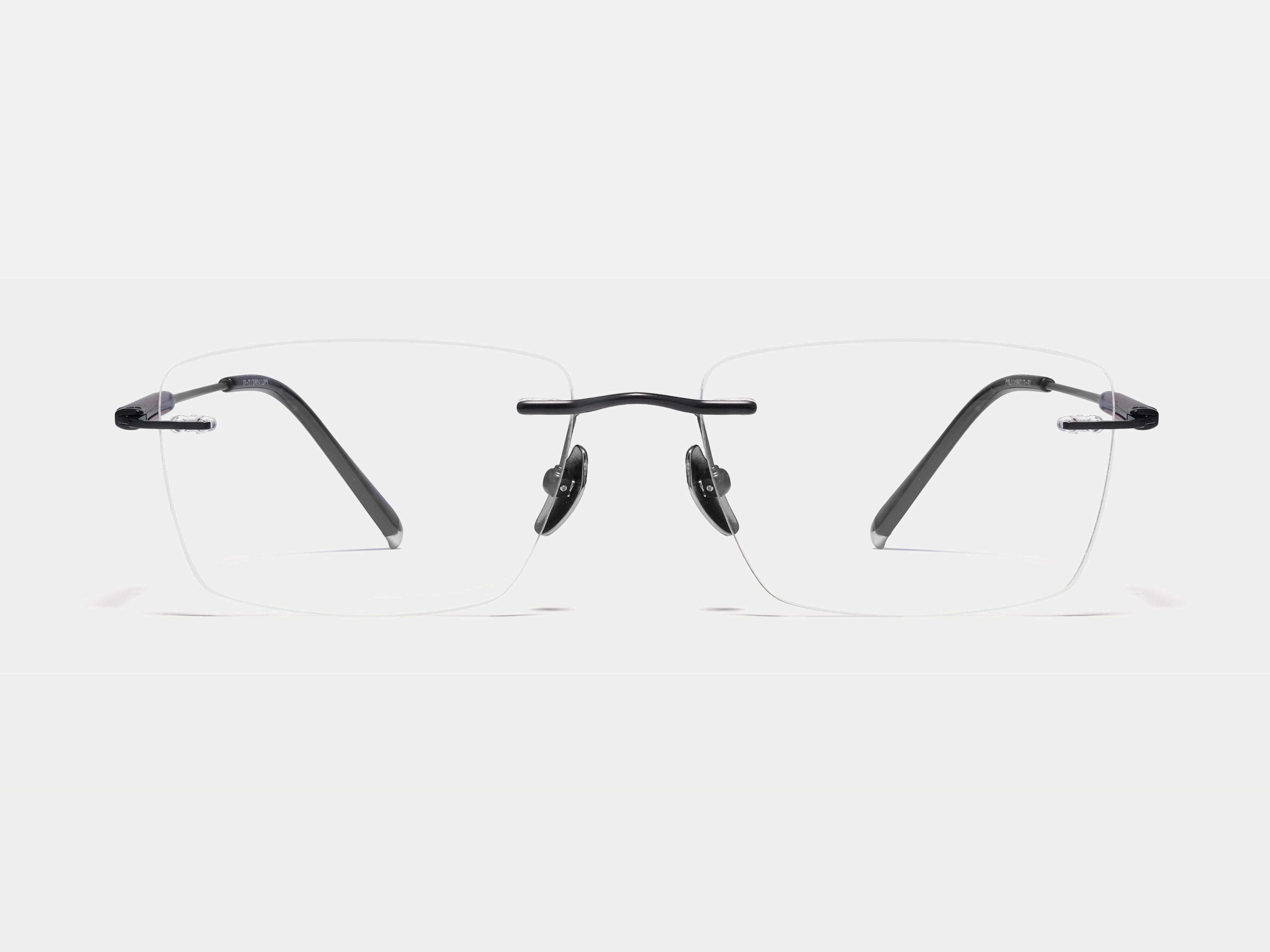 ZanyLen Rimless Frame Hugo | Men's Handmade Wooden Titanium Eyeglasses ...