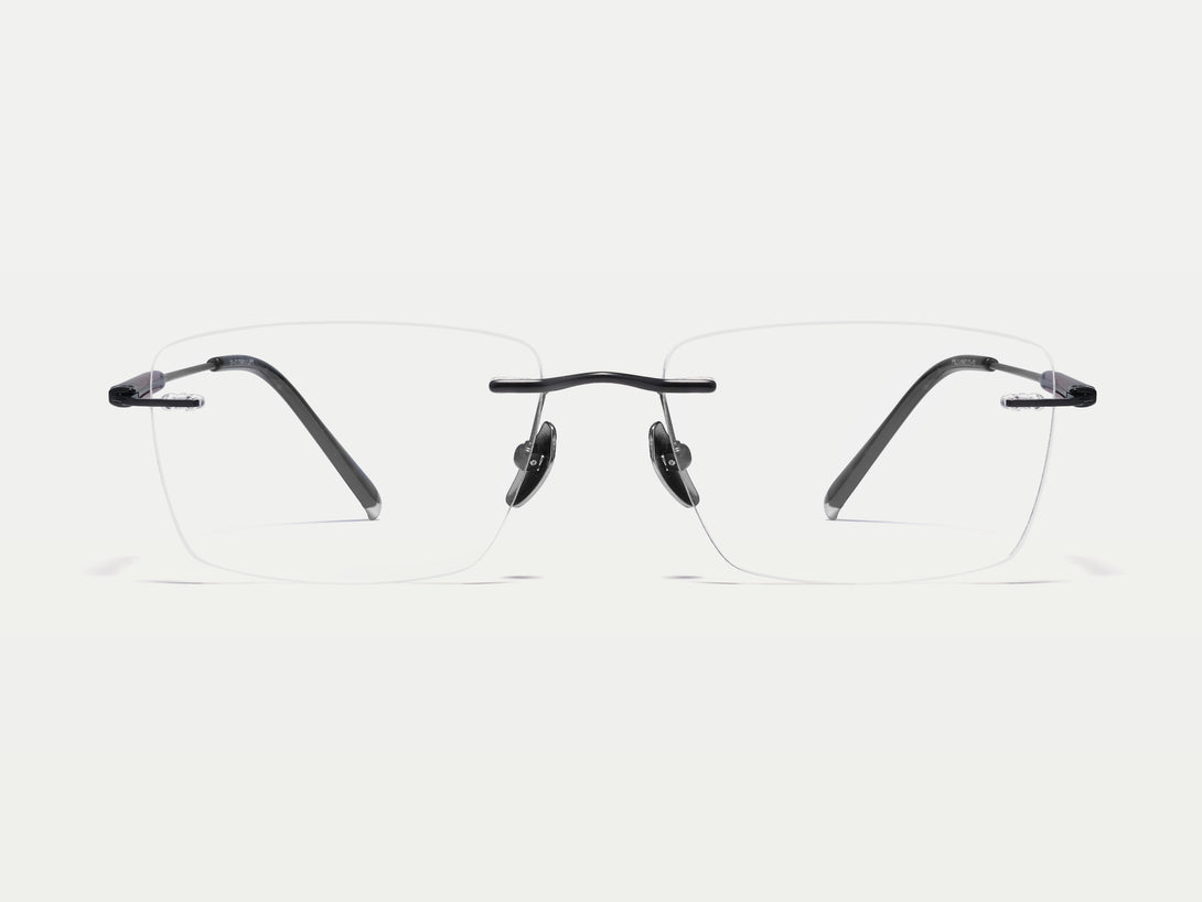Hugo | Handmade Wooden Titanium Rimless Eyeglasses | ZanyLen New