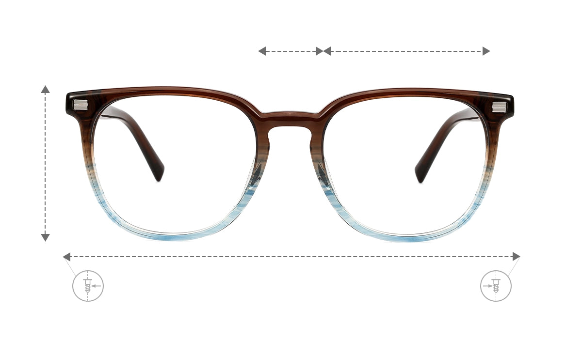 Brown Blue Striped