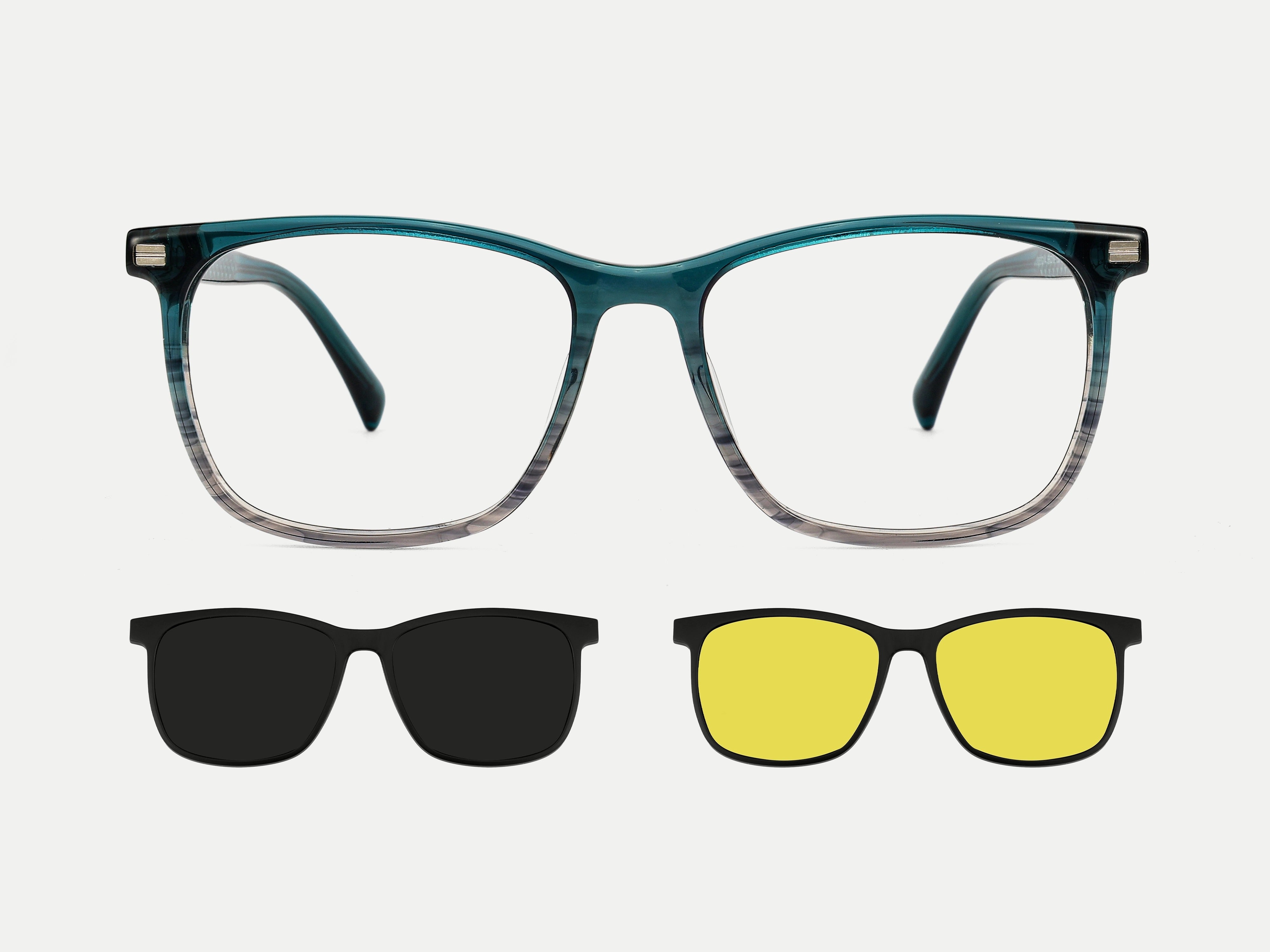 ZanyLen Cedar Premiun Italian Acetate Large Magnetic Clip-on