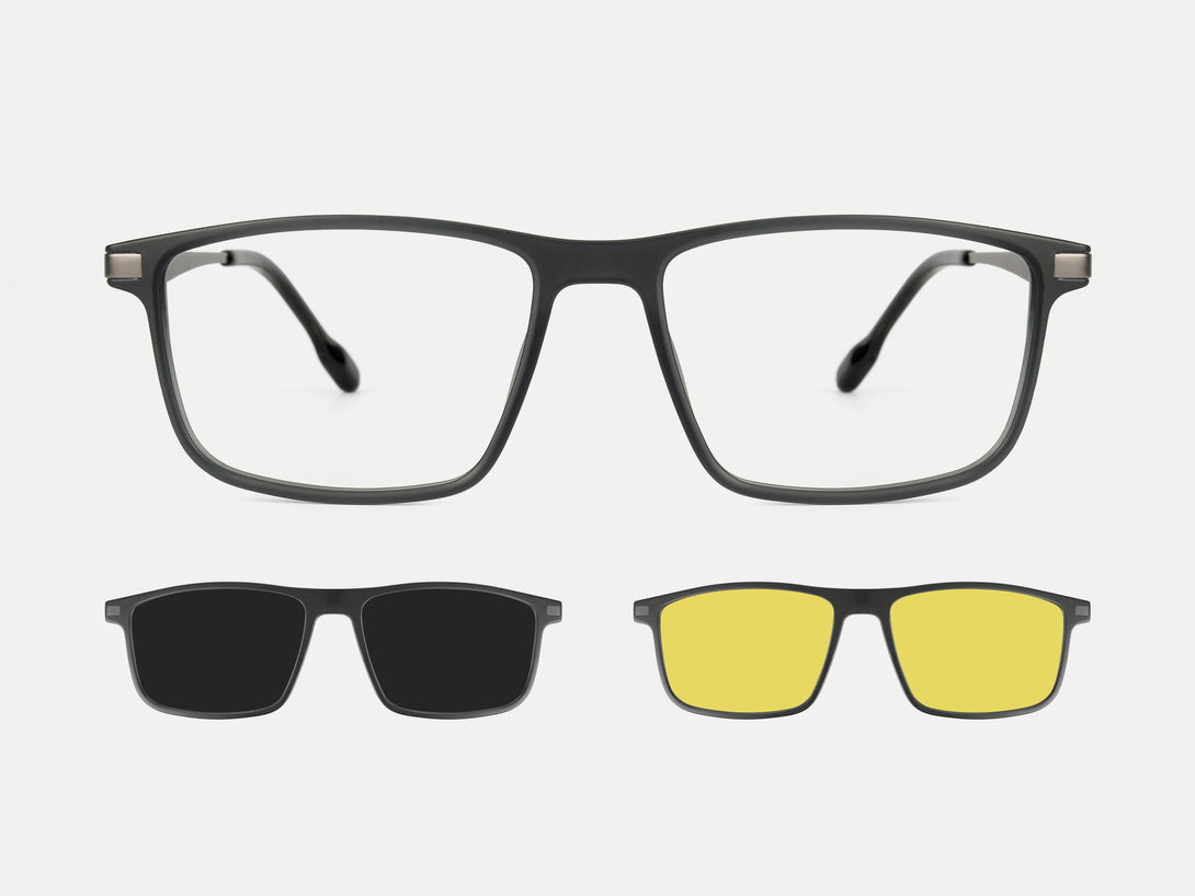 その他 RESERVED for Sunshine only ZanyLen 180-degree Flex Spring Hinge Magnetic Clip-on Sunglasses