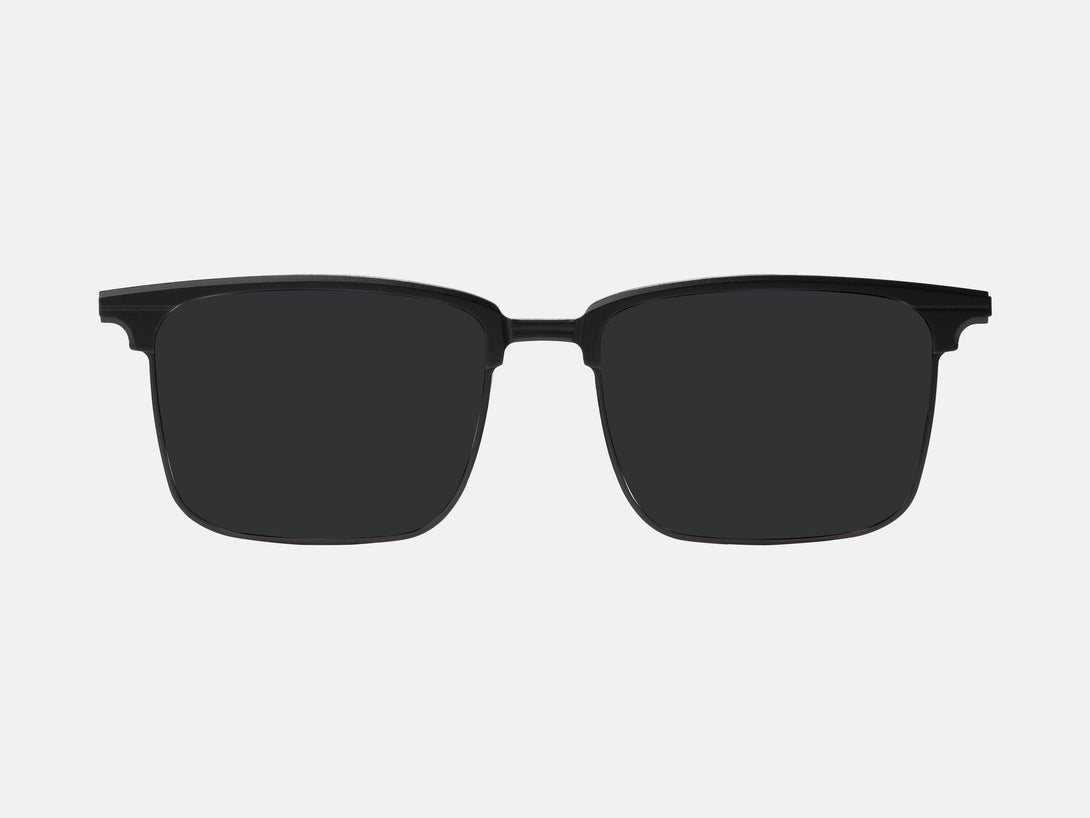 Alan Magnetic Clip-on | Black Frame