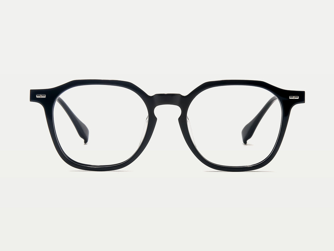 Alexander | Keyhole Geometric Acetate Eyeglasses | ZanyLen Men Eyewear