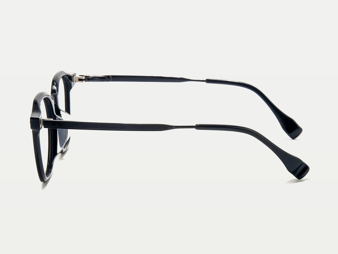 Alexander | Keyhole Geometric Acetate Eyeglasses | ZanyLen Men Eyewear