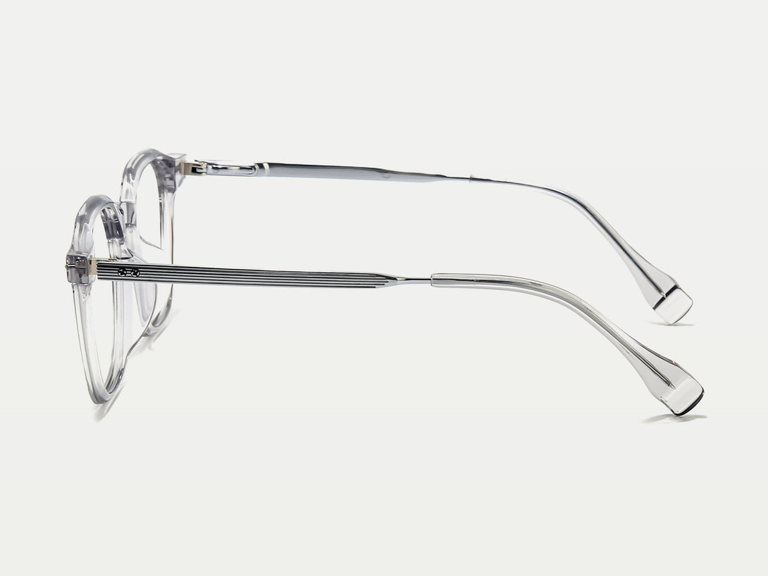 Alexander | Keyhole Geometric Acetate Eyeglasses | ZanyLen Men Eyewear
