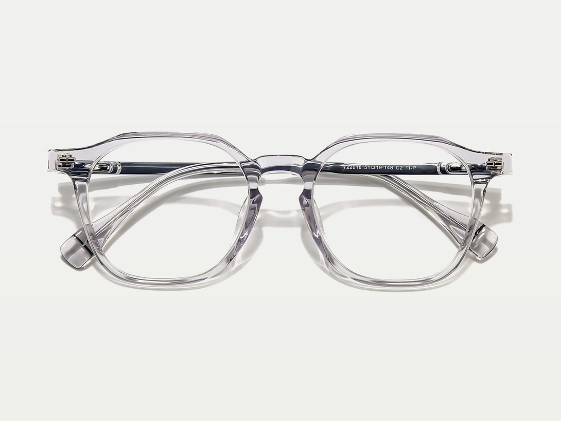 Alexander | Keyhole Geometric Acetate Eyeglasses | ZanyLen Men Eyewear