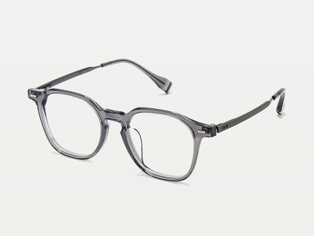 Alexander | Keyhole Geometric Acetate Eyeglasses | ZanyLen Men Eyewear