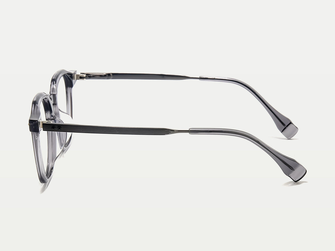 Alexander | Keyhole Geometric Acetate Eyeglasses | ZanyLen Men Eyewear