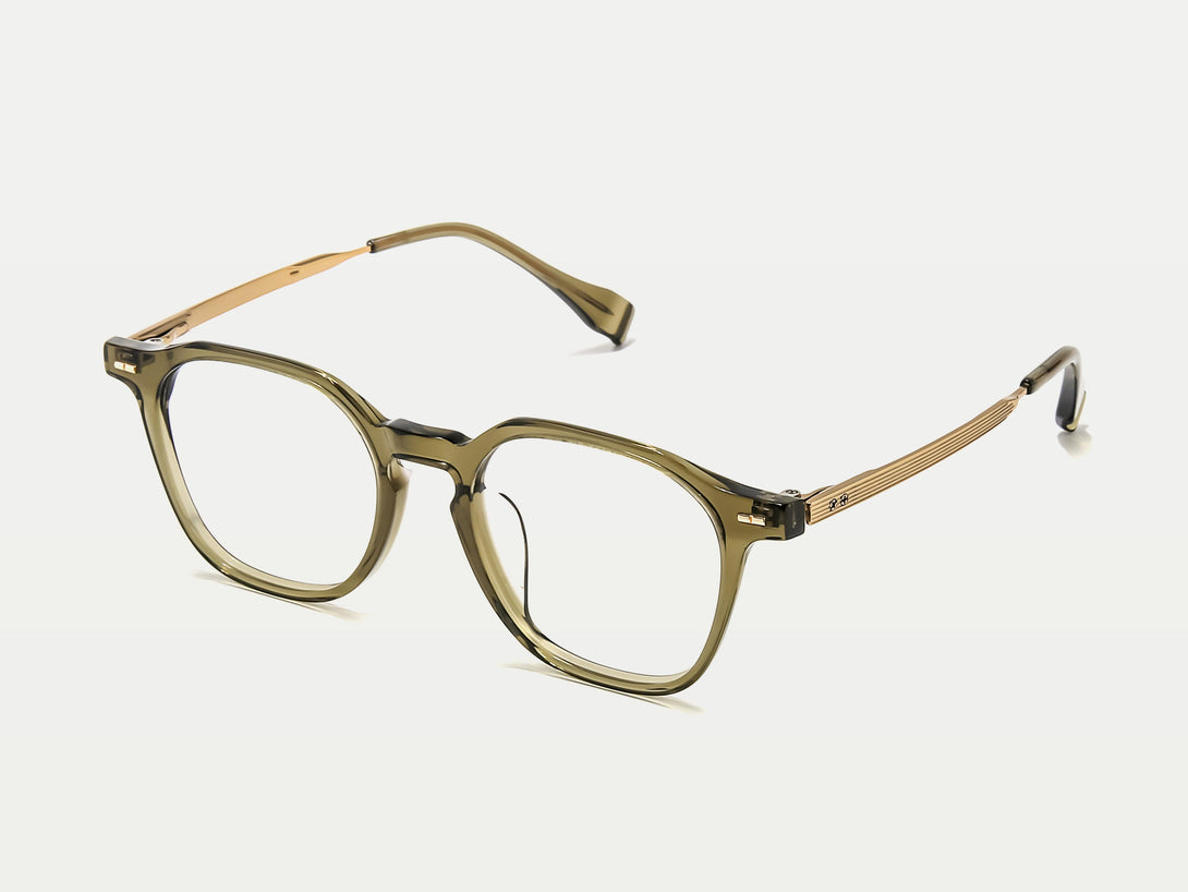 Alexander | Keyhole Geometric Acetate Eyeglasses | ZanyLen Men Eyewear