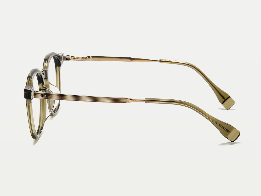Alexander | Keyhole Geometric Acetate Eyeglasses | ZanyLen Men Eyewear