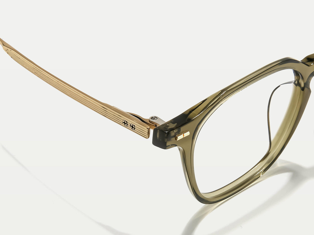 Alexander | Keyhole Geometric Acetate Eyeglasses | ZanyLen Men Eyewear