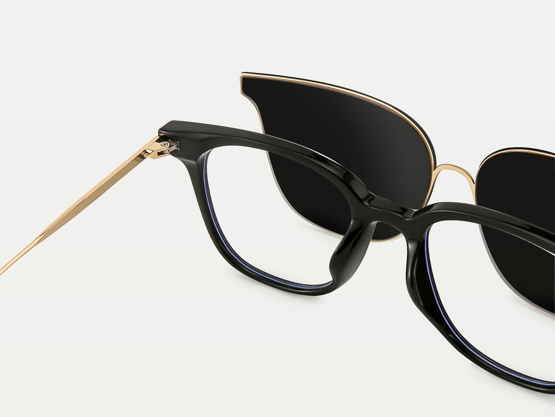 Andie | Magnetic Clip-on Eyeglasses Sunglasses | ZanyLen New