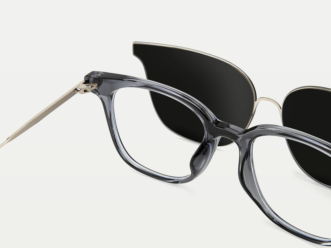 Andie | Magnetic Clip-on Eyeglasses Sunglasses | ZanyLen New