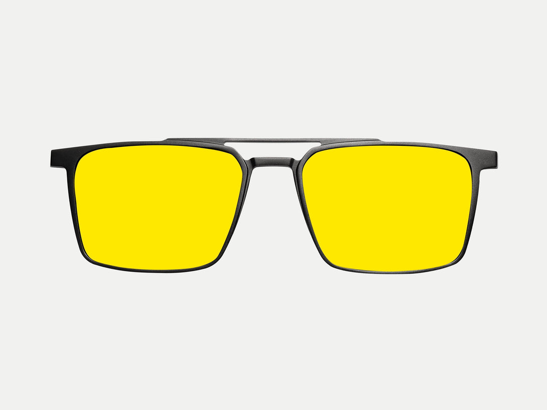 Benjamin Magnetic Clip-on | Black Frame