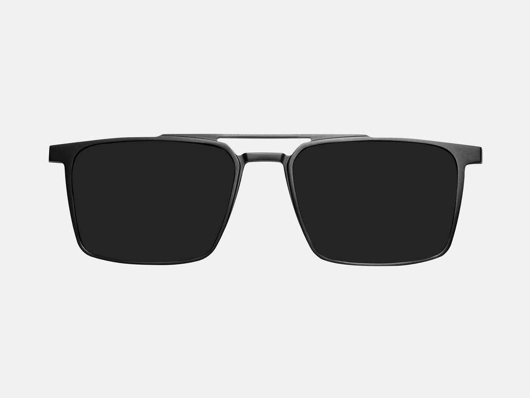Benjamin Magnetic Clip-on | Black Frame