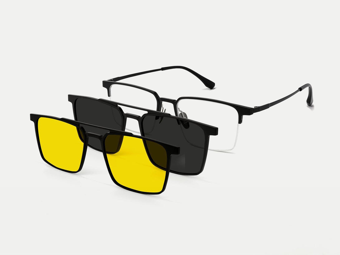 Benjamin | Magnetic Clip-on Eyeglasses Sunglasses | ZanyLen Best Sellers