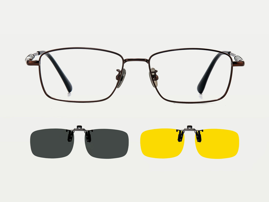 Benson | Classic Flexible Titanium Glasses | ZanyLen 2025 New Arrival