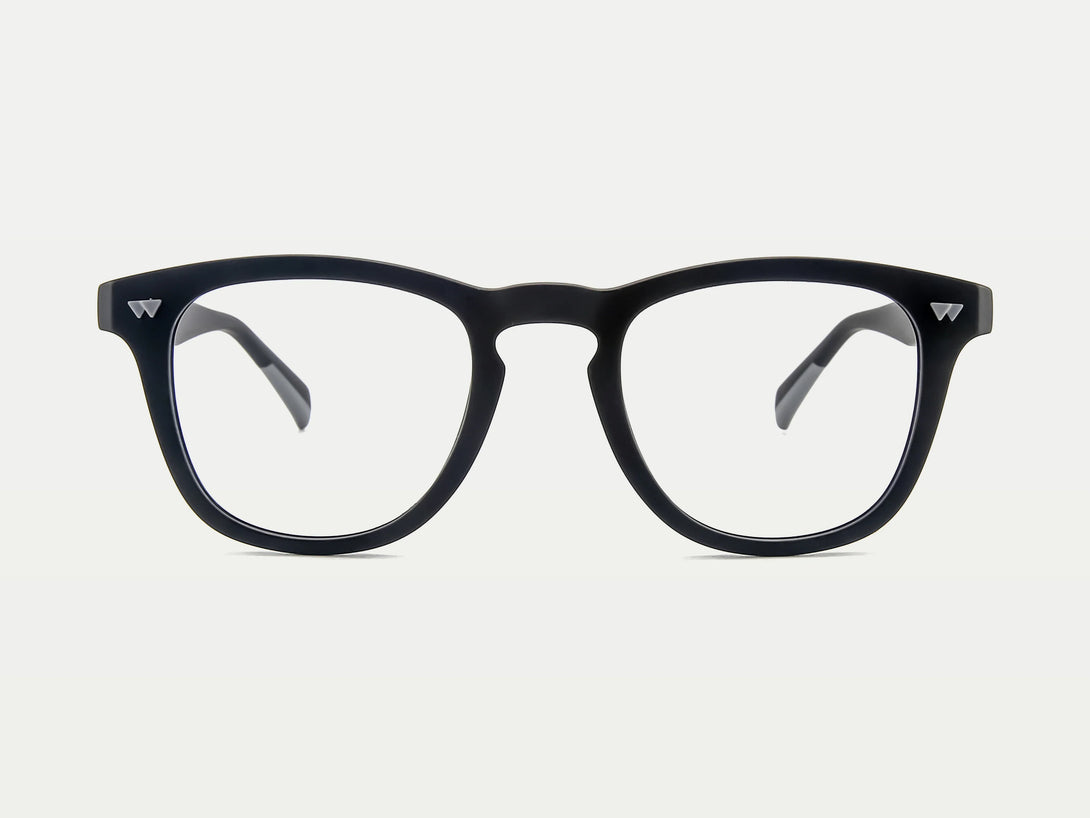 Elroy | Comfortable Keyhole Thick TR90 Eyeglasses | ZanyLen New