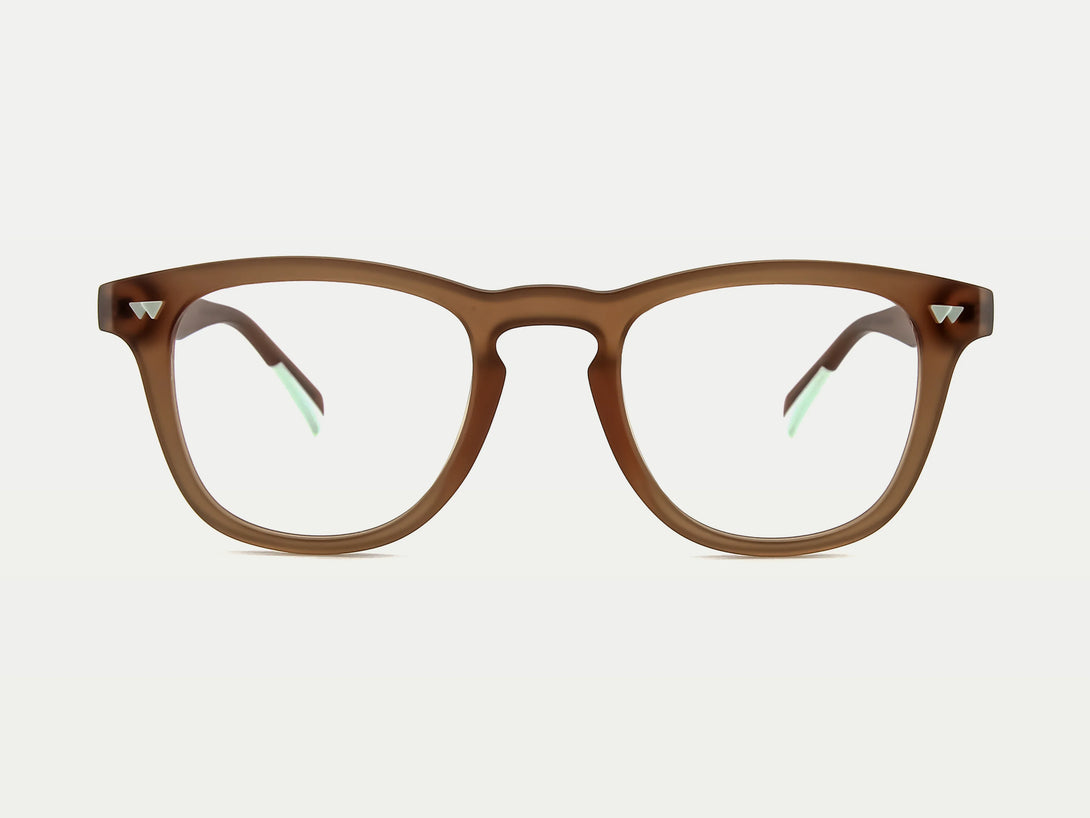 Elroy | Comfortable Keyhole Thick TR90 Eyeglasses | ZanyLen New