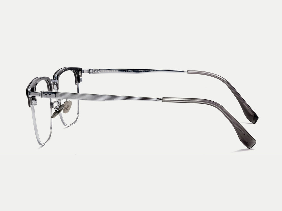 George | Browline Flip-up Magnetic Clip-on Glasses | ZanyLen New Arrival 2024