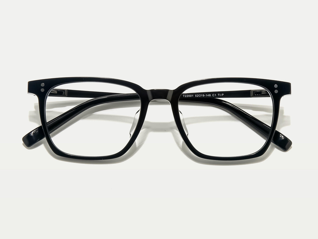 Justin | Casual Rectangular Acetate Eyeglasses | ZanyLen Men Eyewear