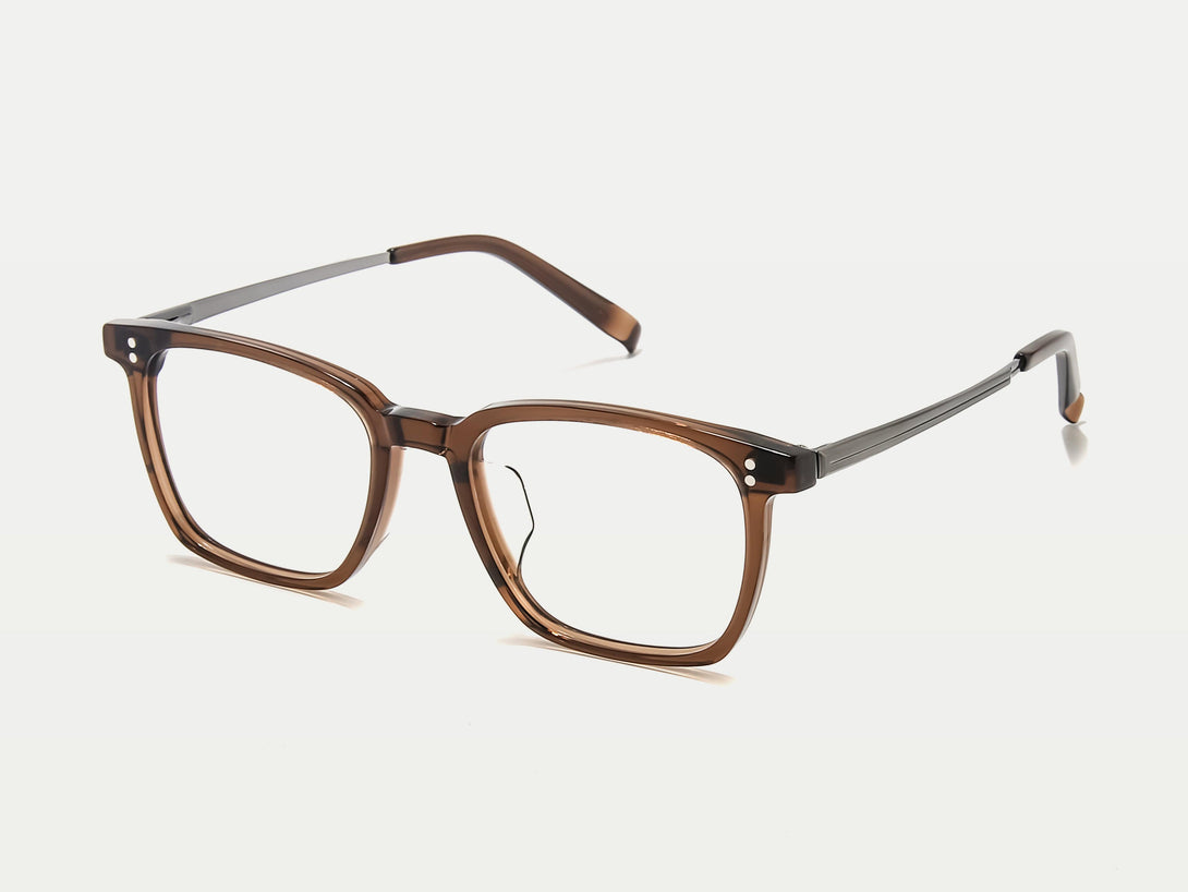 Justin | Casual Rectangular Acetate Eyeglasses | ZanyLen Men Eyewear