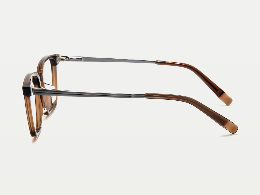 Justin | Casual Rectangular Acetate Eyeglasses | ZanyLen Men Eyewear