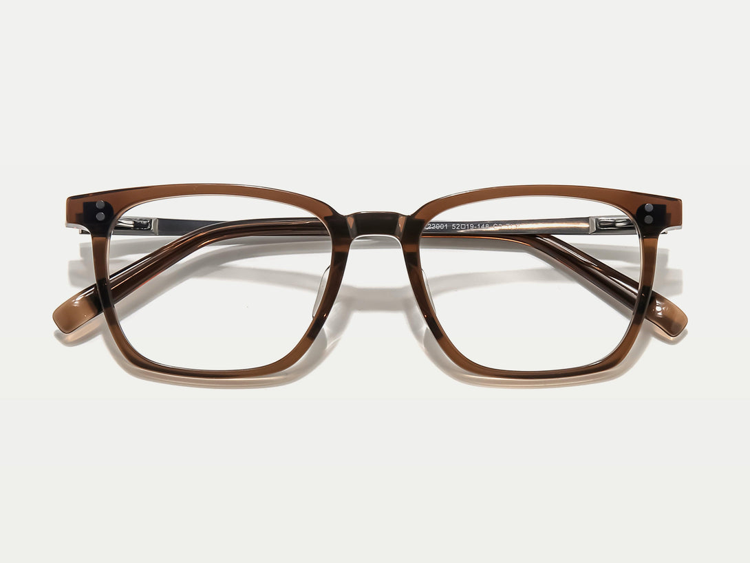 Justin | Casual Rectangular Acetate Eyeglasses | ZanyLen Men Eyewear