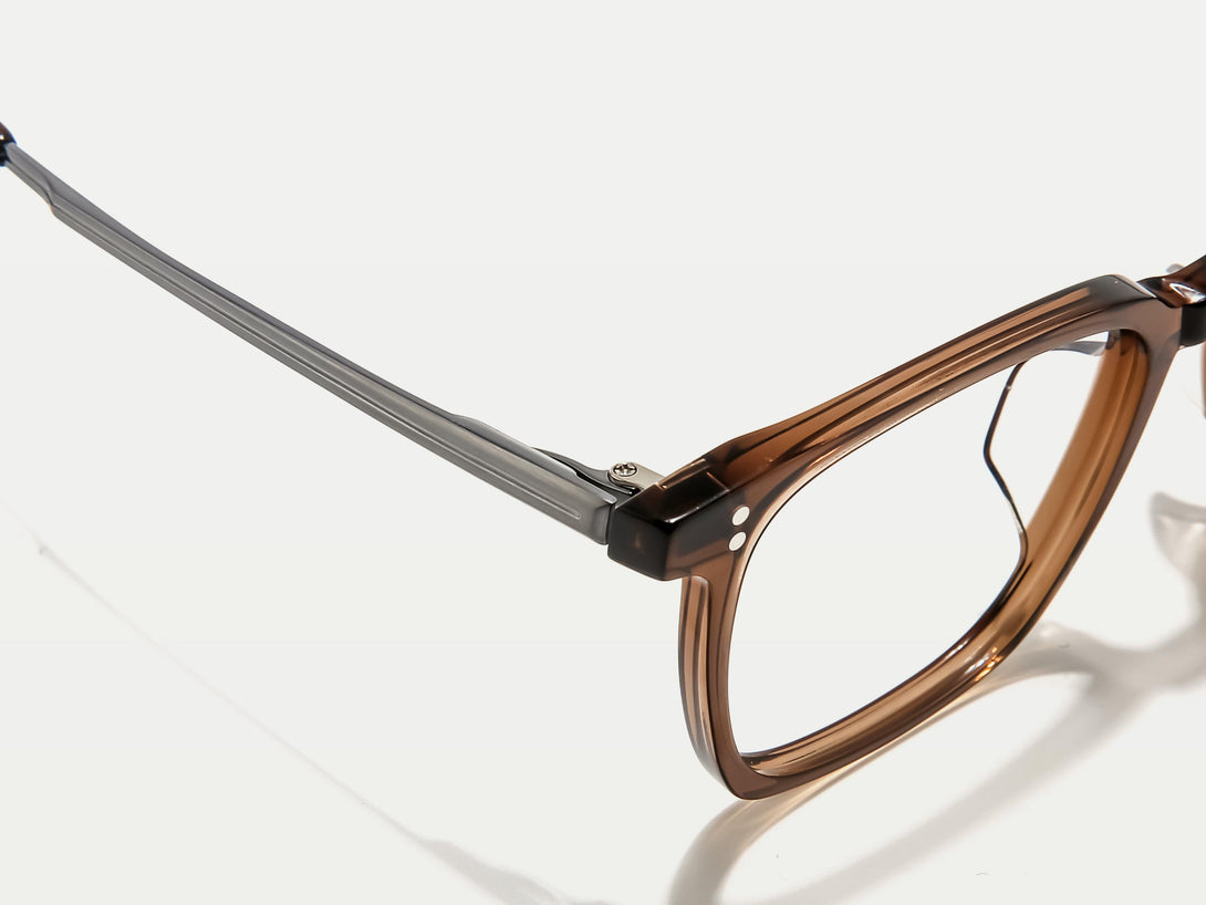 Justin | Casual Rectangular Acetate Eyeglasses | ZanyLen Men Eyewear