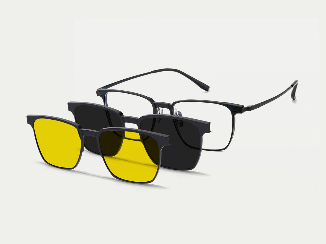 Nathan | Magnetic Clip-on Eyeglasses Sunglasses | ZanyLen New Arrival 2025