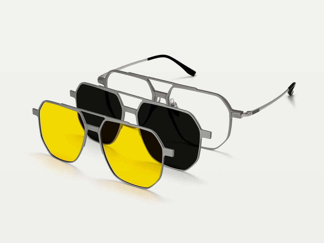 Stallone | Magnetic Clip-on Eyeglasses Sunglasses | ZanyLen New Arrival 2025