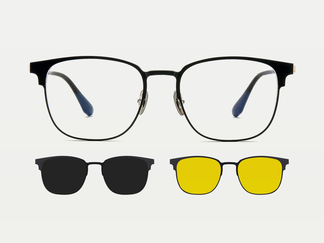 Aron | Magnetic Clip-on Eyeglasses Sunglasses | ZanyLen New Arrival 2025