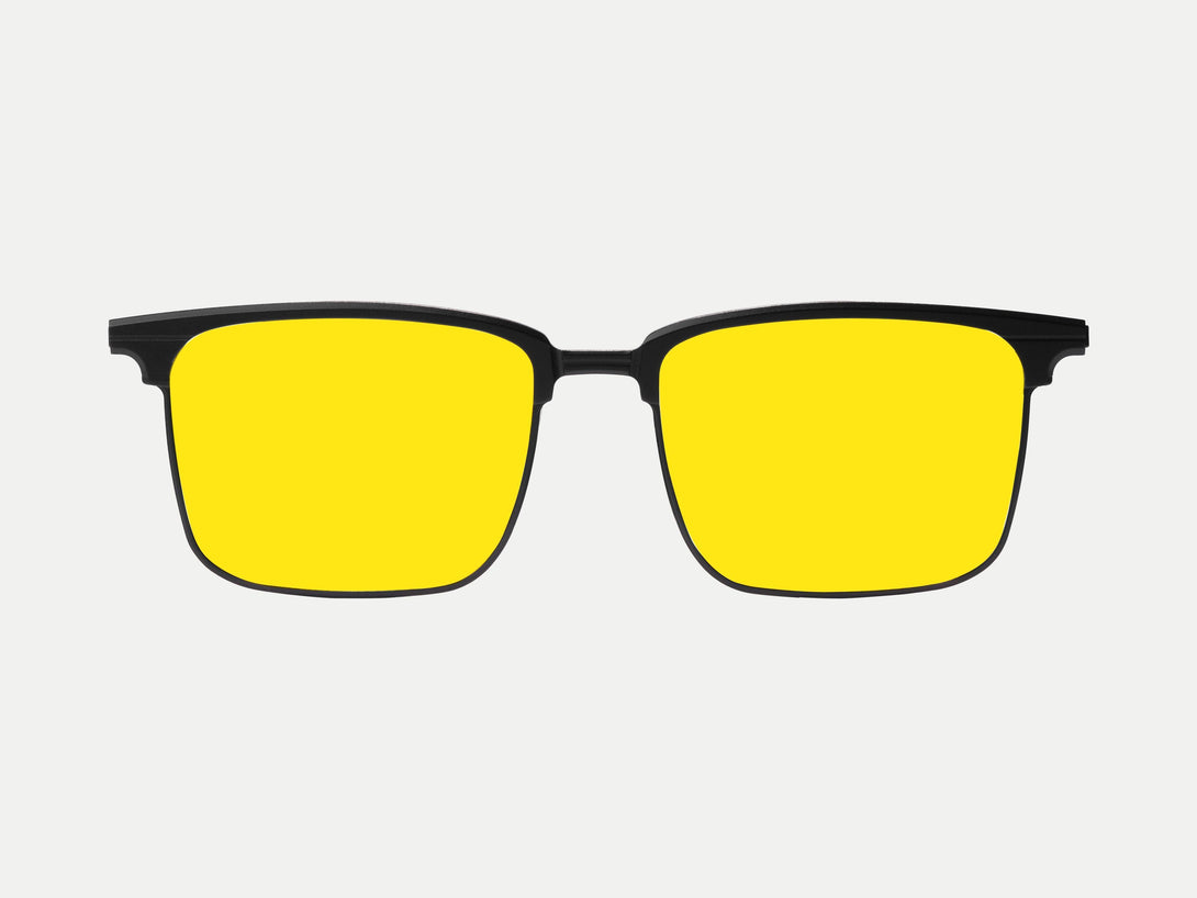 Alan Magnetic Clip-on | Black Frame